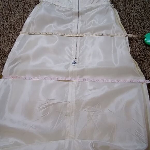 VTG Christine Gowns Panorama City California Wedding W Dress Sz 10 Ivory Color - Picture 15 of 16